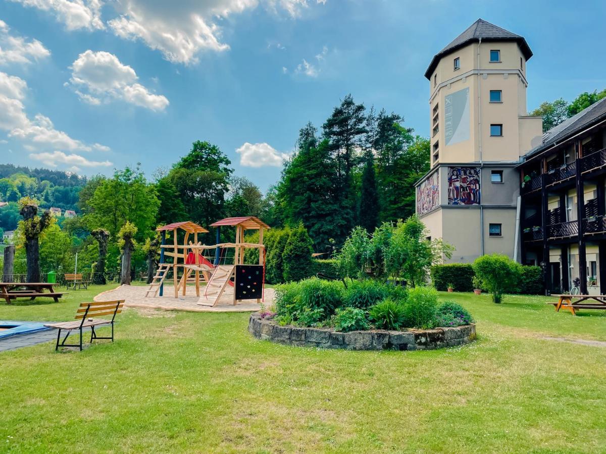 Aktiv-Hotel Stock & Stein Königstein an der Elbe Buitenkant foto